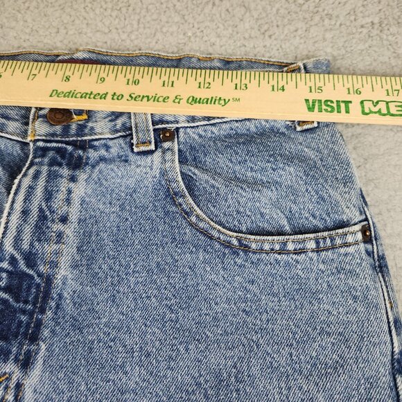 Y2K 90's Arizona Jeans Men's 33x31 Blue Relaxed Fit Straight Leg Stonewash Denim - Picture 3 of 13